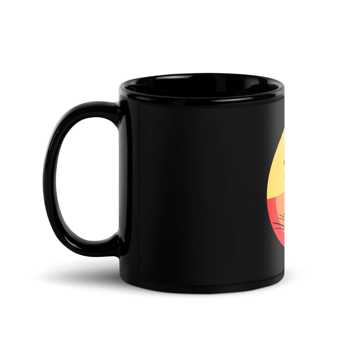 Sundown Splashdown - Black Glossy Mug