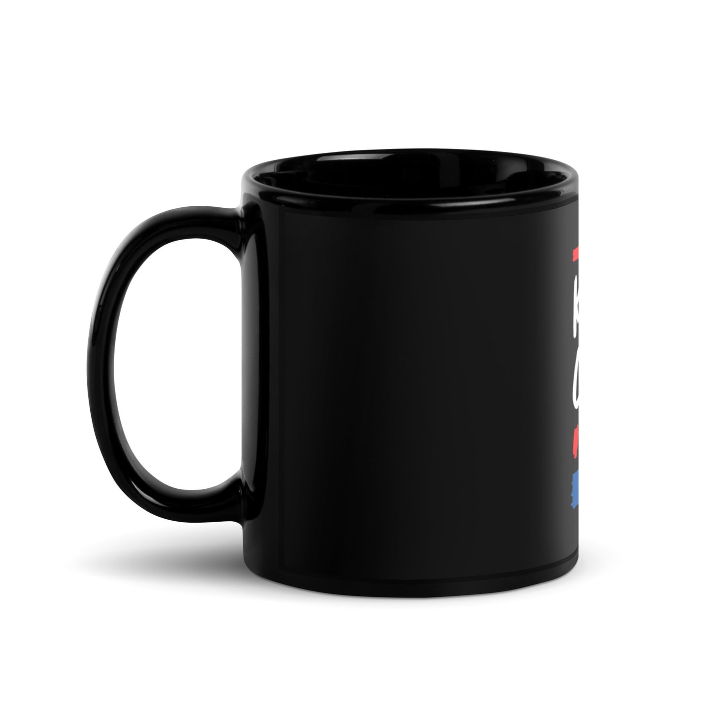 Keep Calm and Waterski - Black Glossy Mug