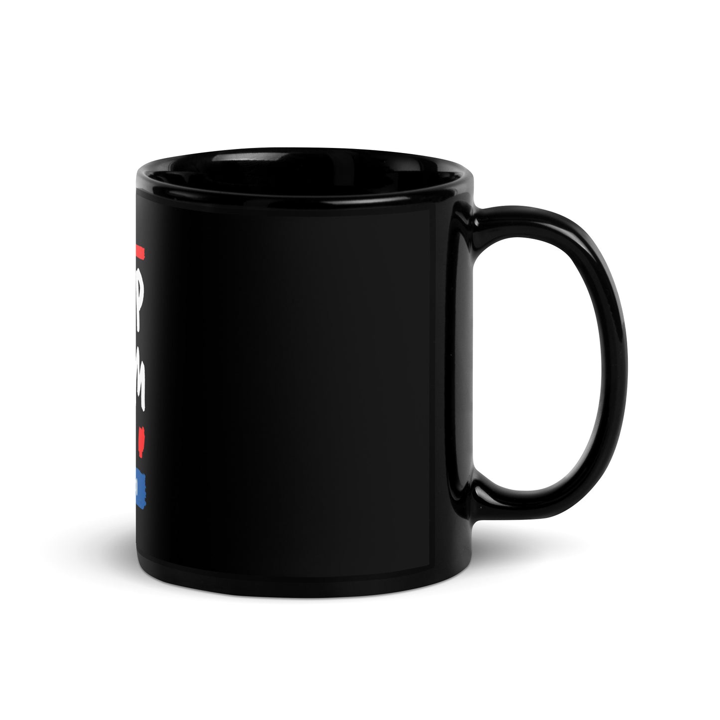 Keep Calm and Waterski - Black Glossy Mug