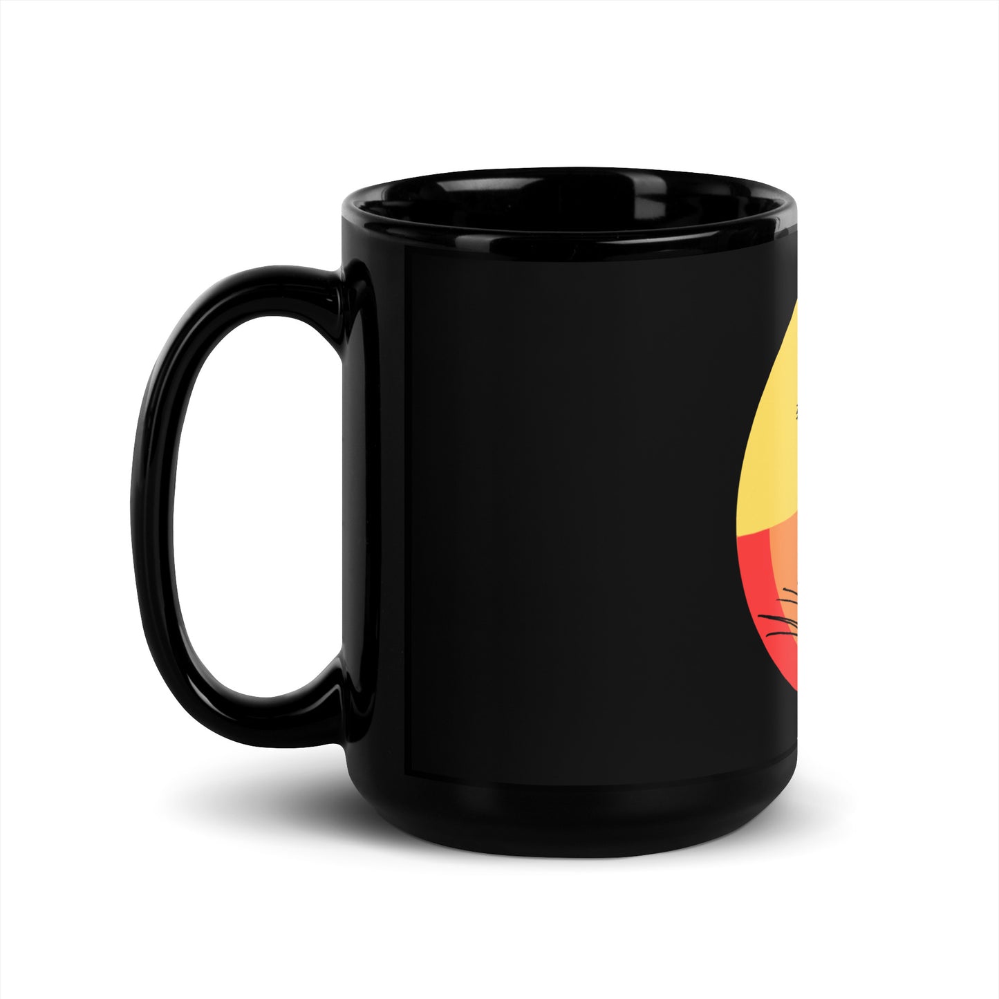 Sundown Splashdown - Black Glossy Mug