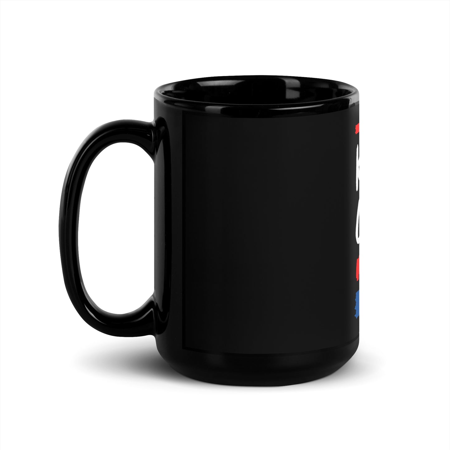 Keep Calm and Waterski - Black Glossy Mug