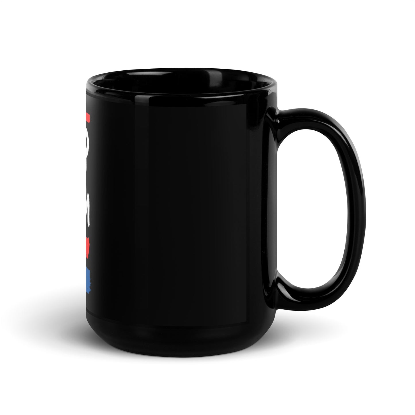 Keep Calm and Waterski - Black Glossy Mug