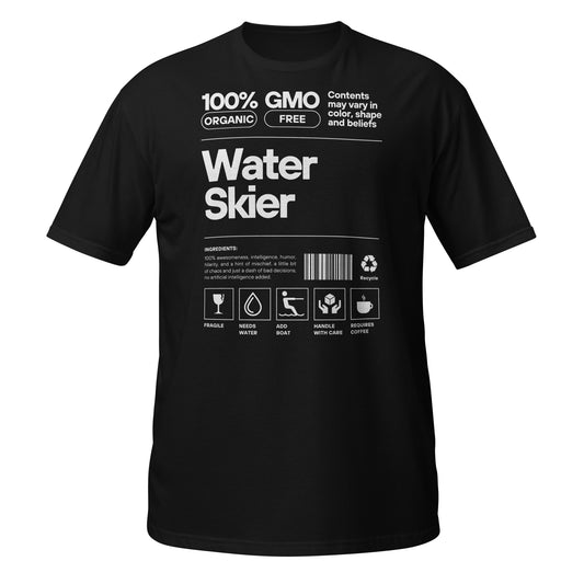 Waterskier Product Label - Short-Sleeve T-Shirt