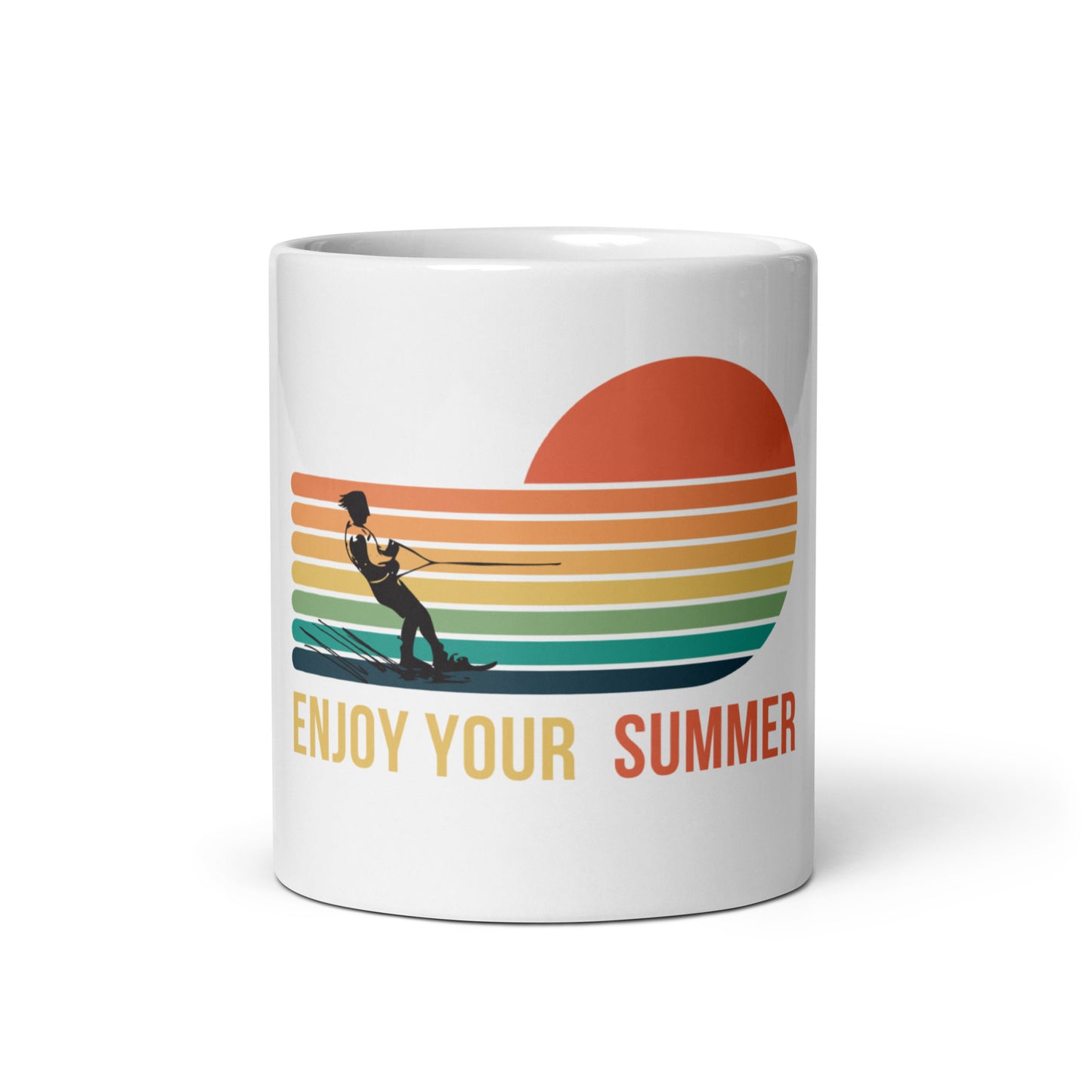 Enjoy Your Summer - White Glossy Mug