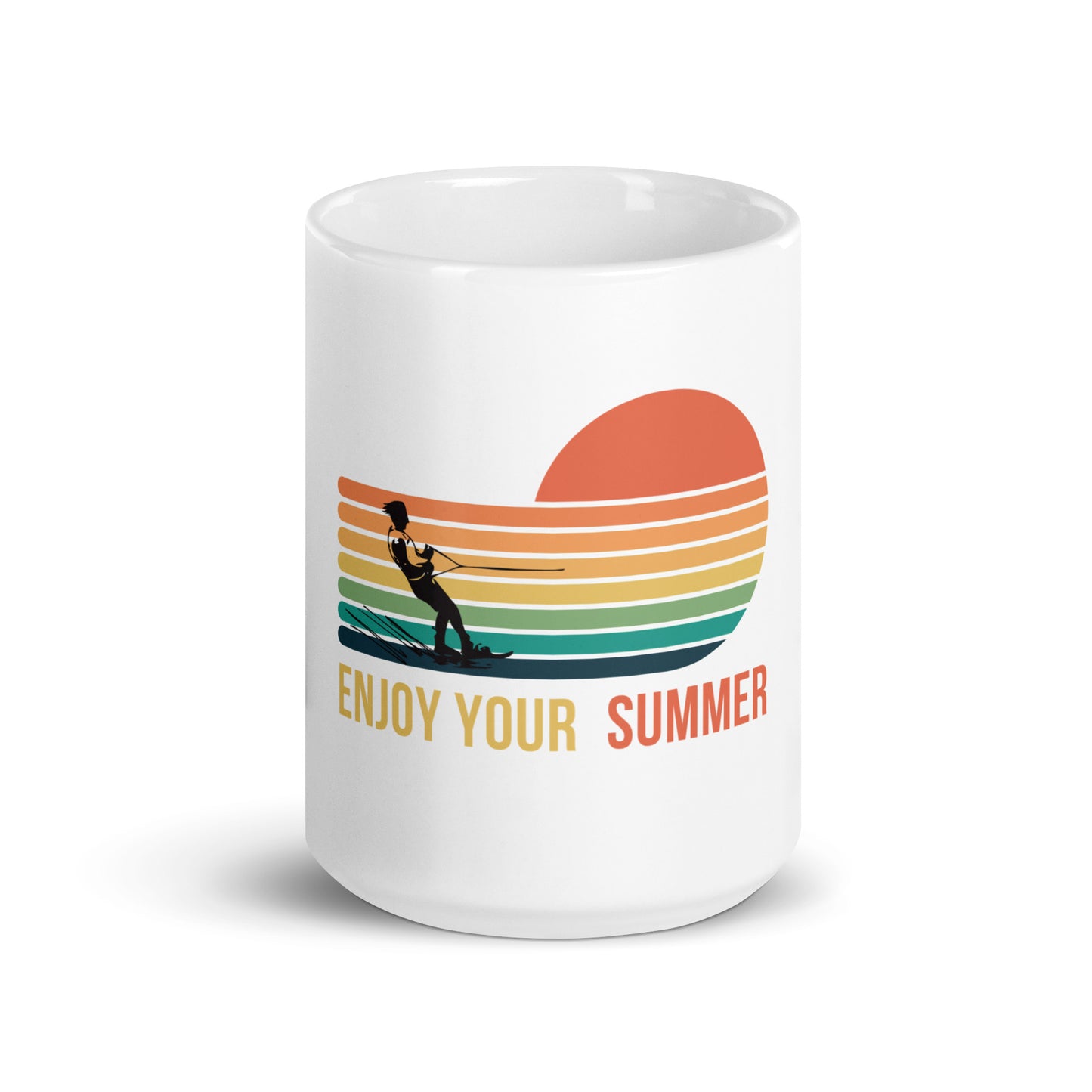 Enjoy Your Summer - White Glossy Mug