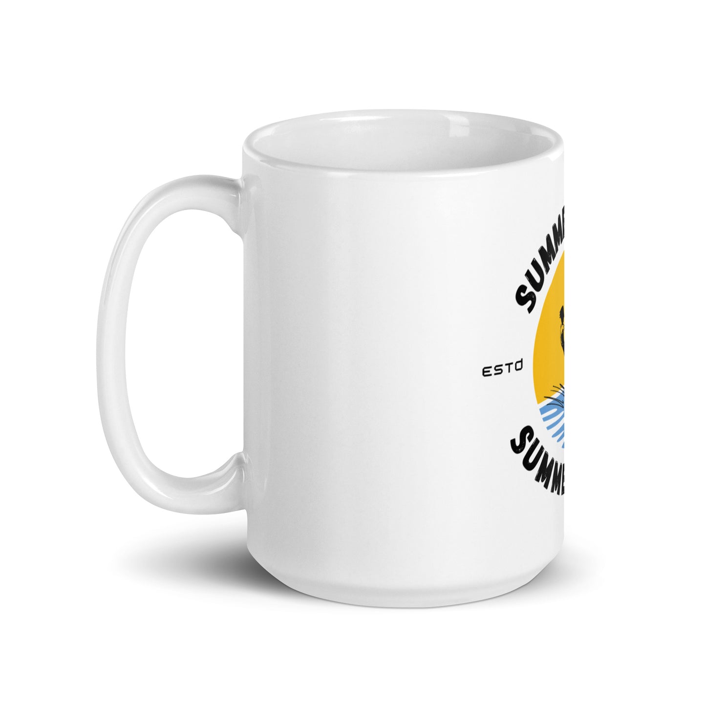 Summer Vibes - White glossy mug