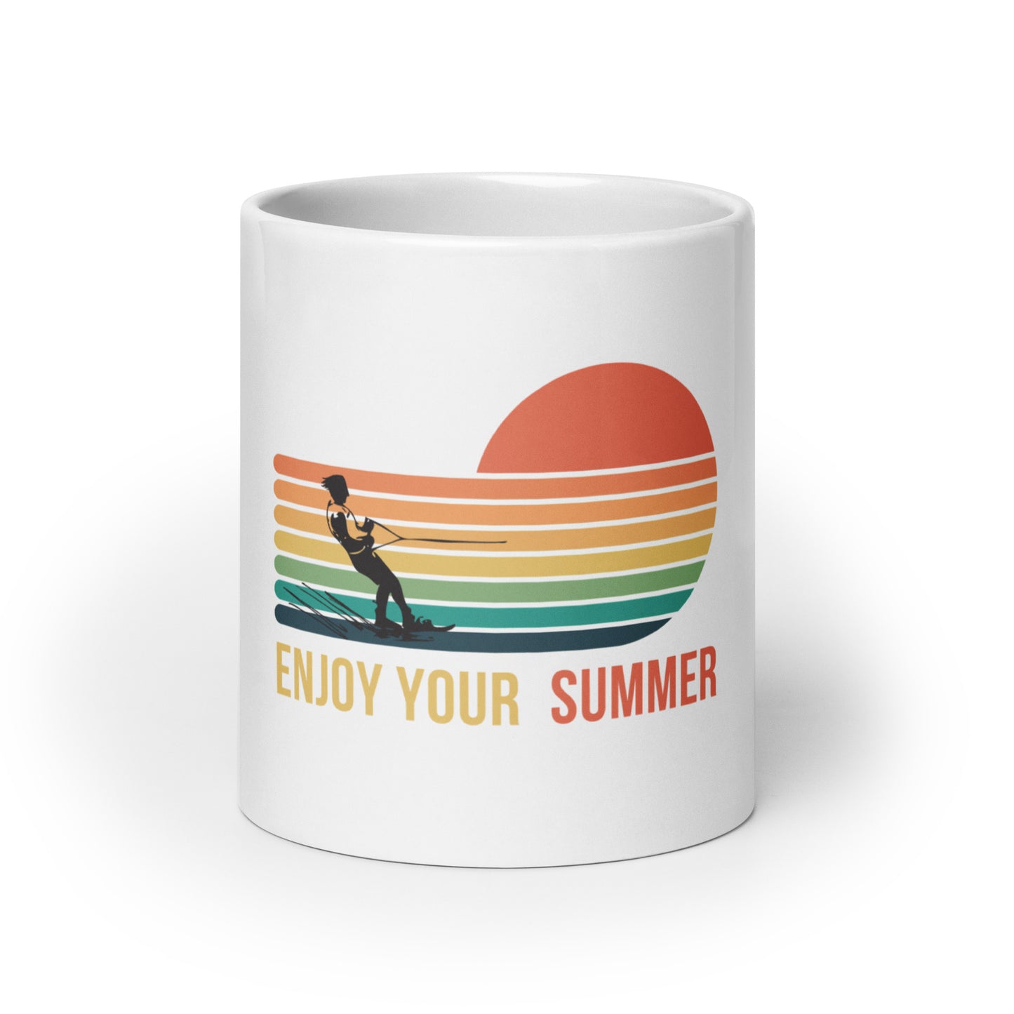 Enjoy Your Summer - White Glossy Mug