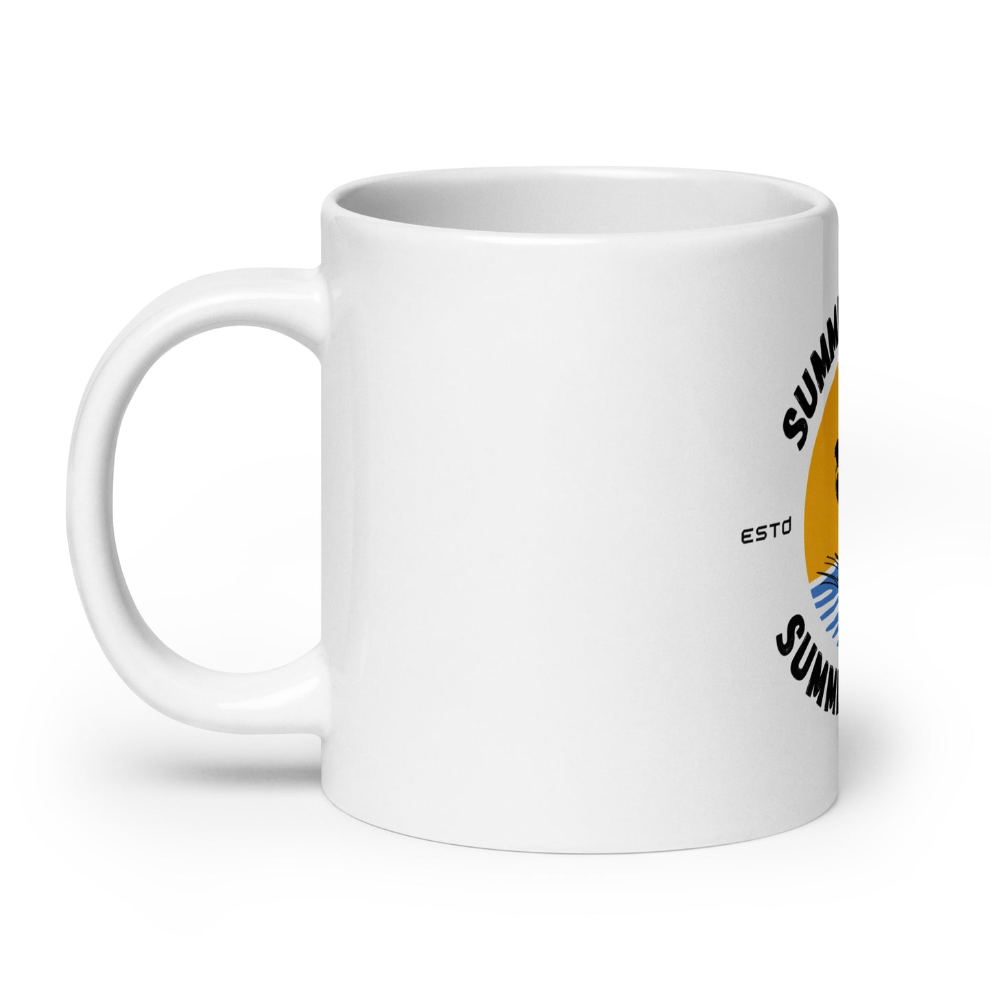 Summer Vibes - White glossy mug